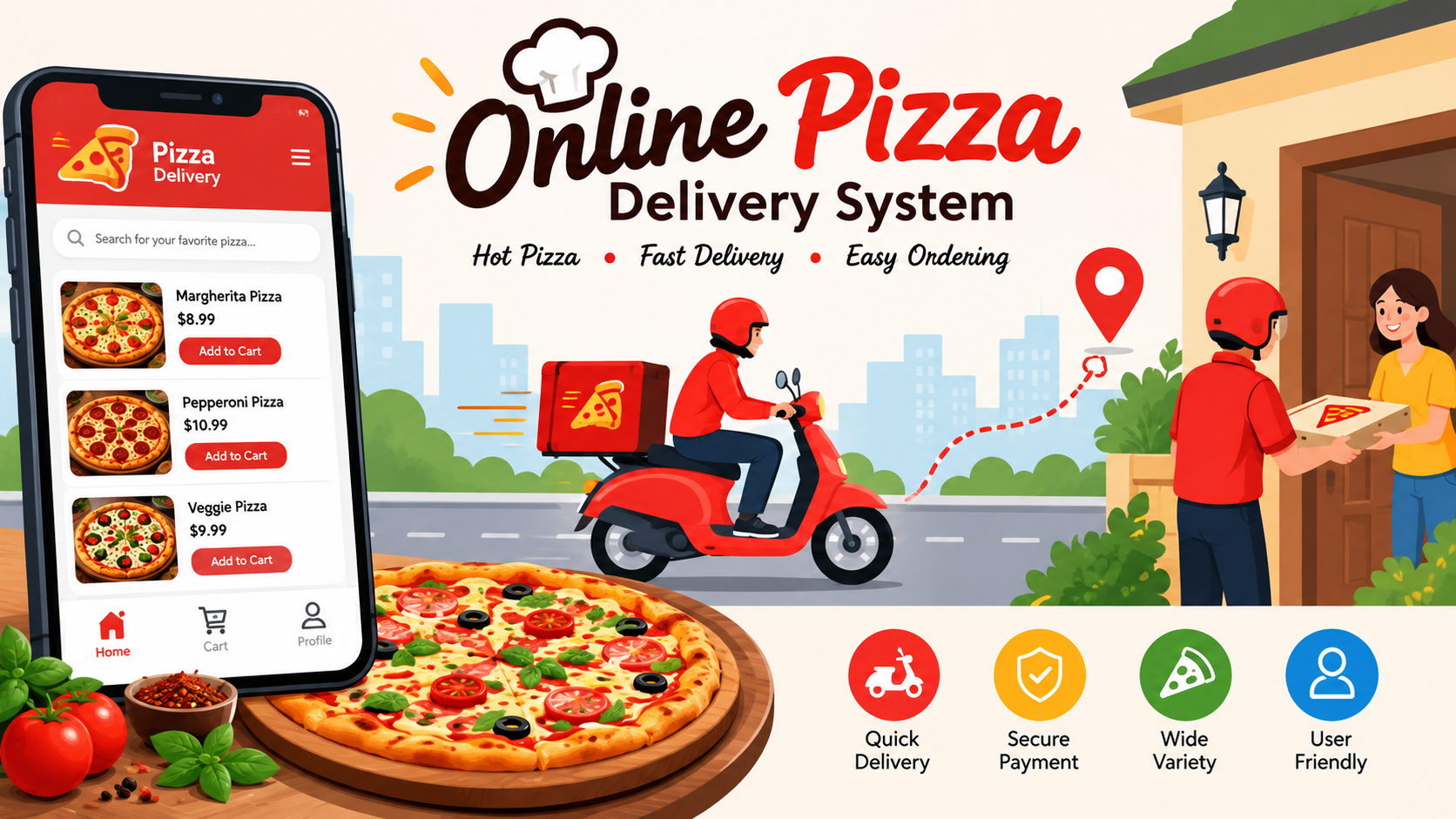 Online Pizza Delivery System